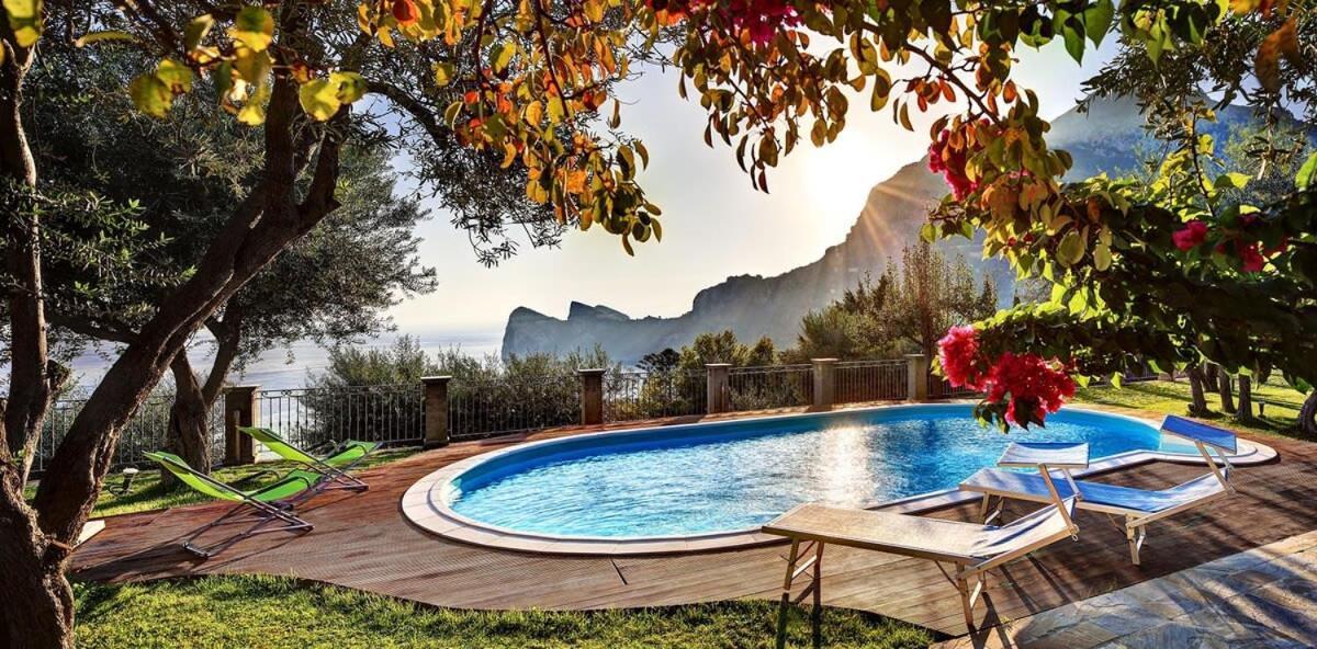 Relais Mamma Mia Sea Views Pool & Terraces Vila Massa Lubrense Exterior foto
